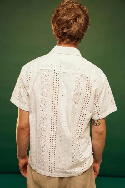 Obey OBEY Sunday Woven Eyelet Short Sleeve Button-Down Shirt 2