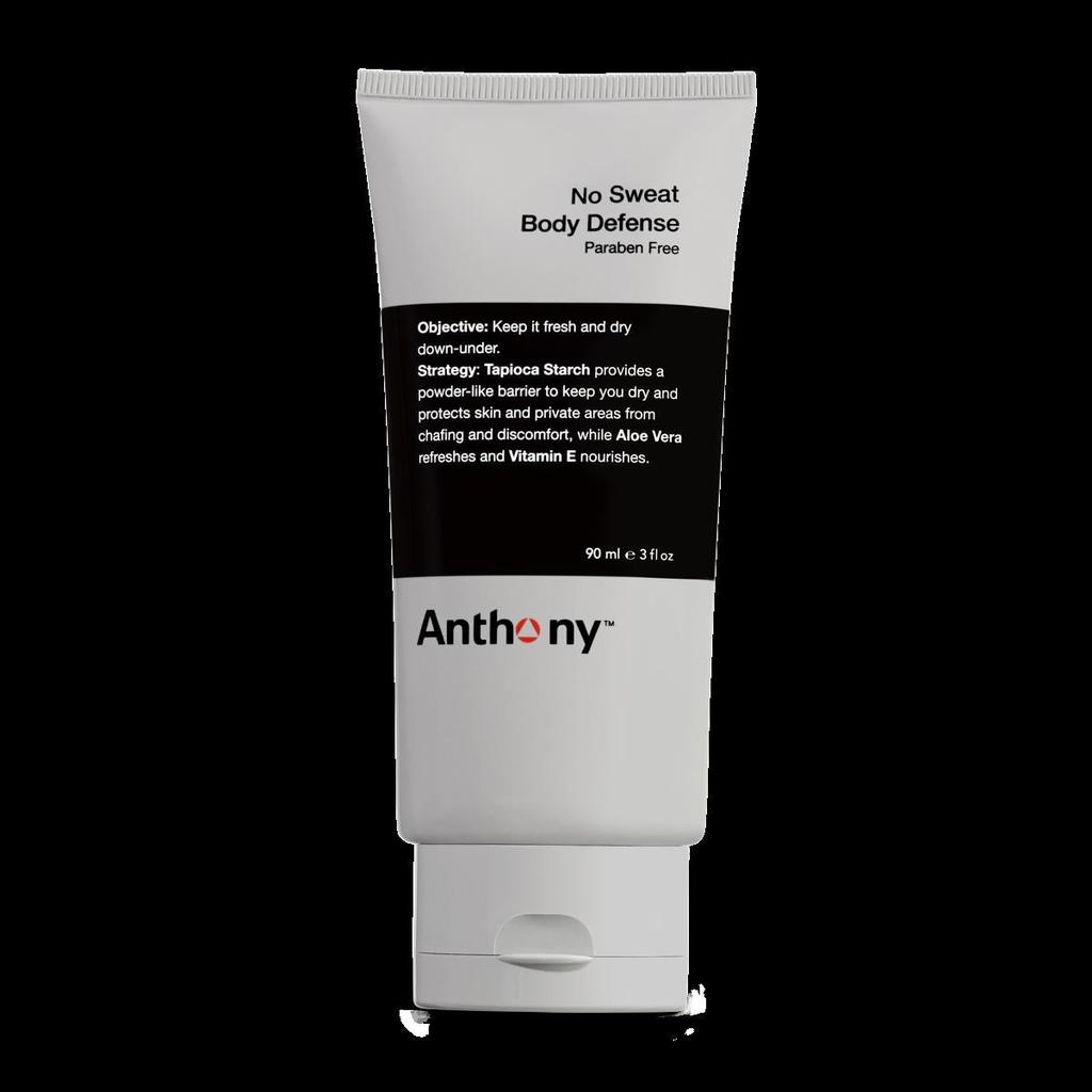 Anthony 192711 Logistics for Men No Sweat Body Defense, 90 ml-3 oz
