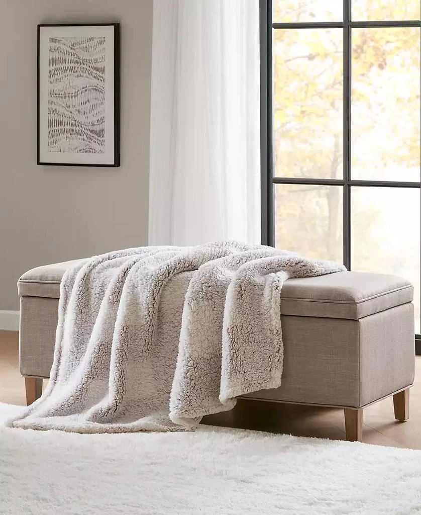 Premier Comfort Alpine Valley Cozy Sherpa Throw, 50" x 60" 2