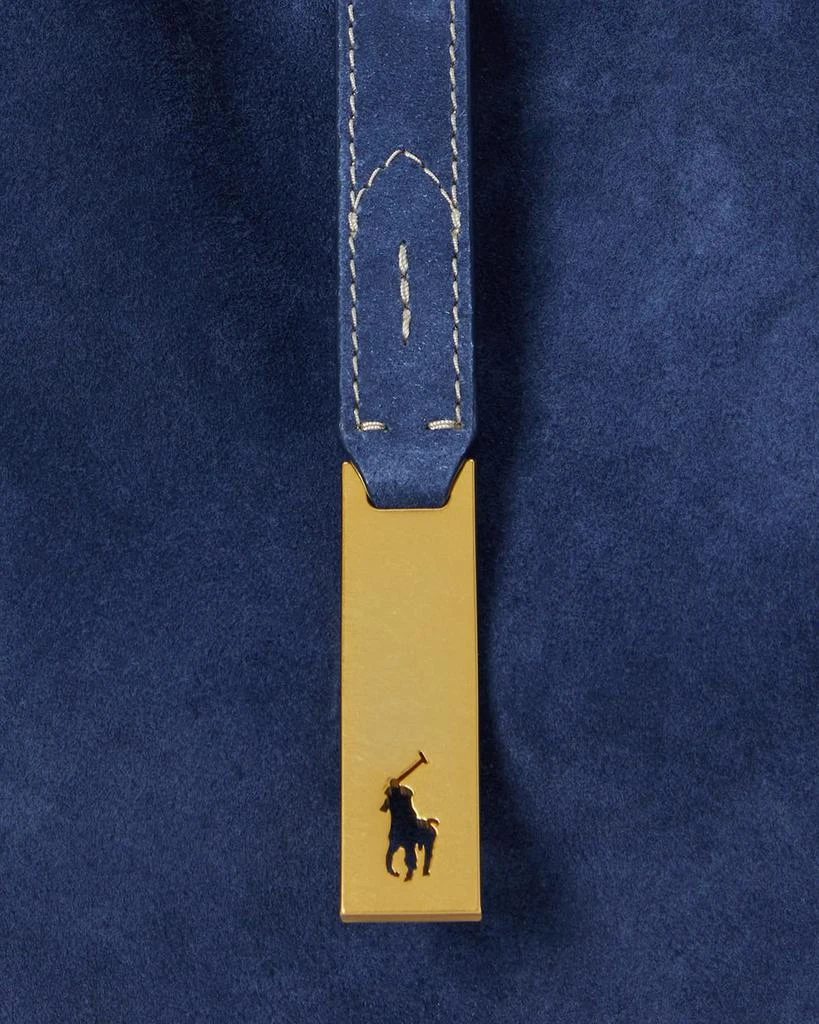 Ralph Lauren Polo ID Small Suede Shoulder Bag 4