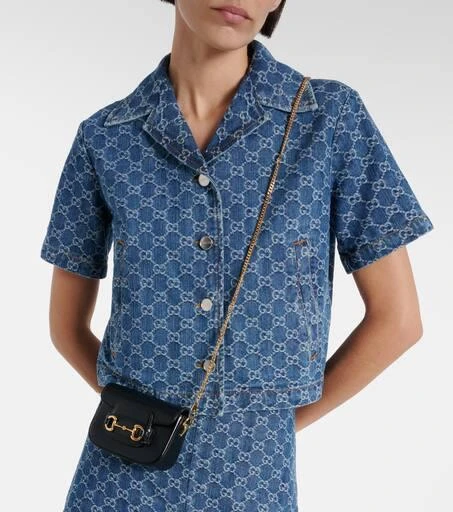 Gucci Gucci Horsebit 1955 Mini leather shoulder bag 2