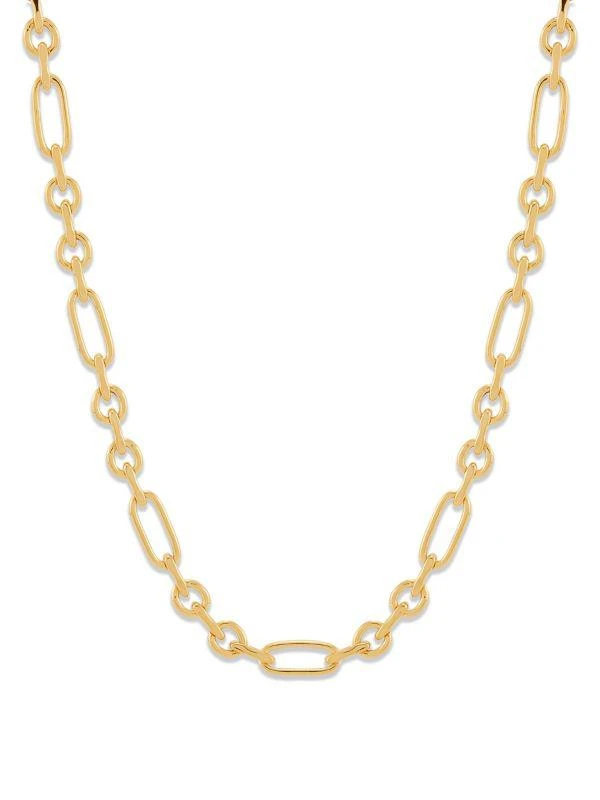 Saks Fifth Avenue 14K Yellow Gold Link Chain Necklace 1