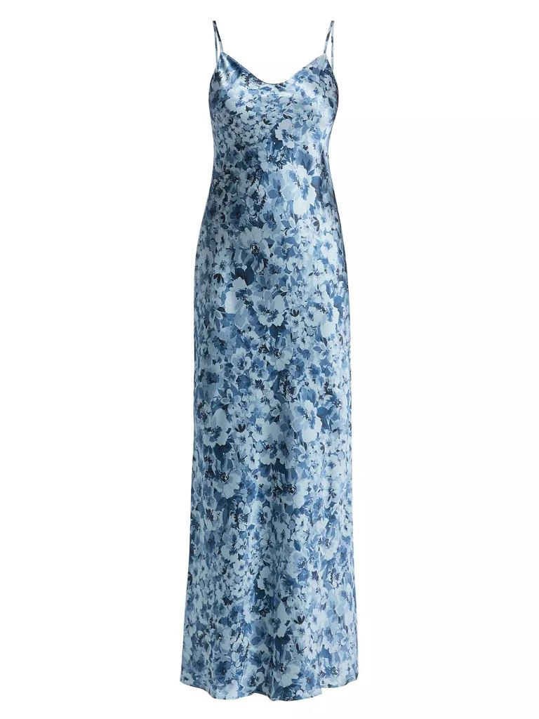Reformation Parma Floral Silk Maxi Slipdress 1