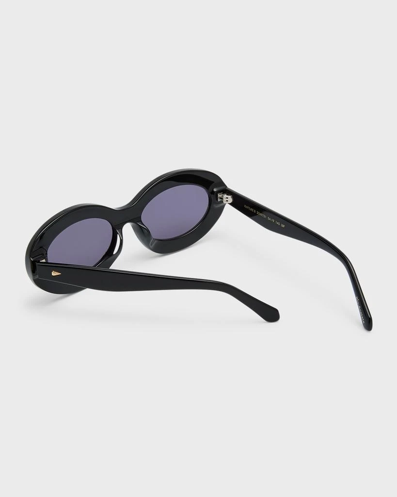 Karen Walker Beveled Acetate Oval Sunglasses 2