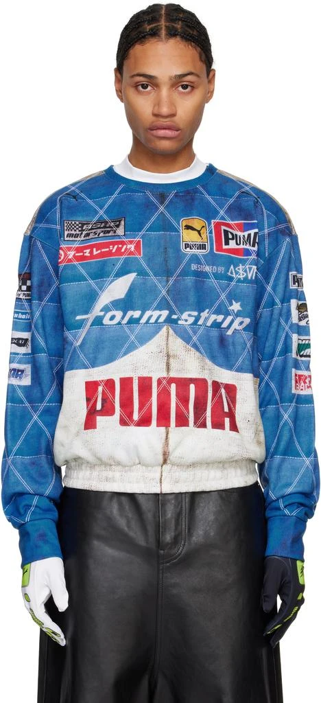 Puma Blue A$AP Rocky Edition Quilted Sweatshirt 1
