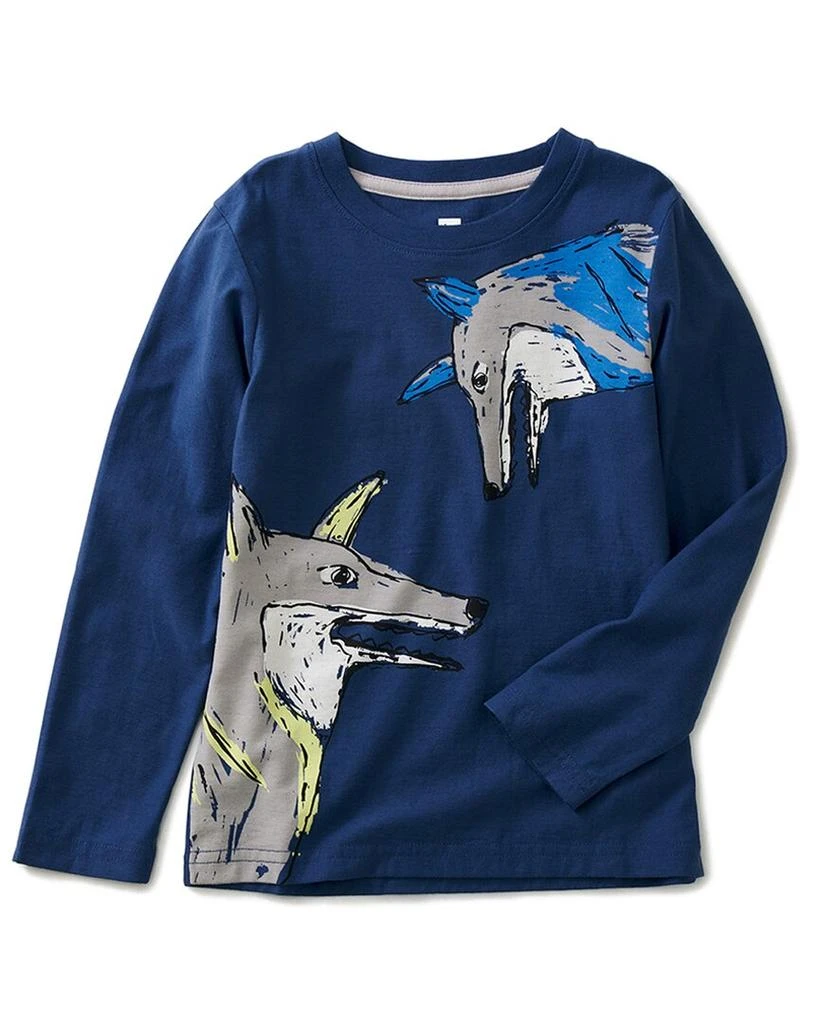 Tea Collection Wolf Howl Graphic T-Shirt 1