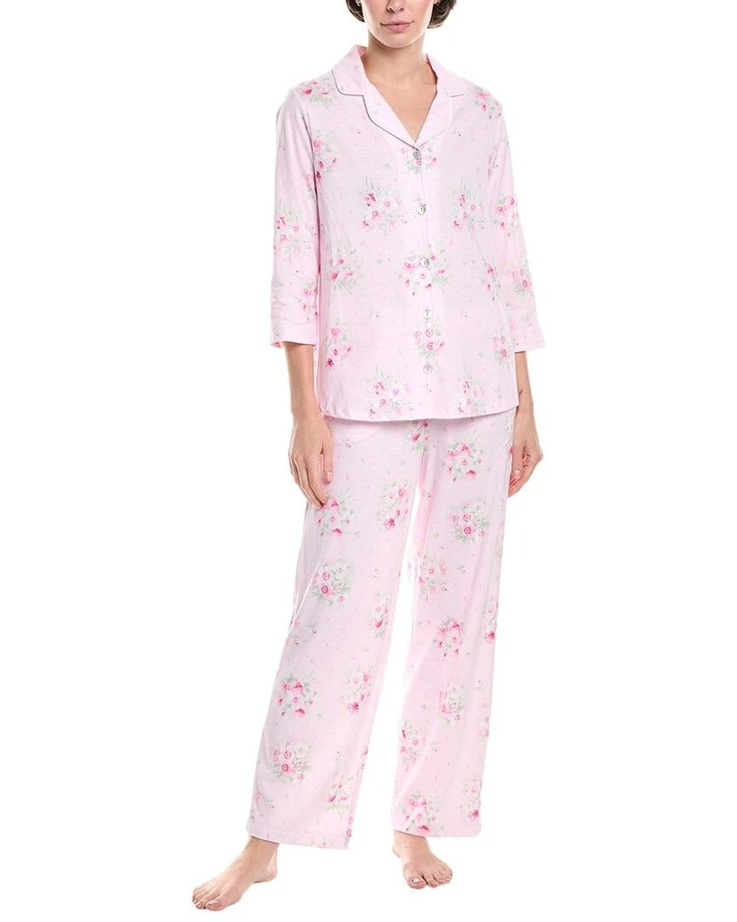 Carole Hochman 2pc Pajama Pant & Top Set 1