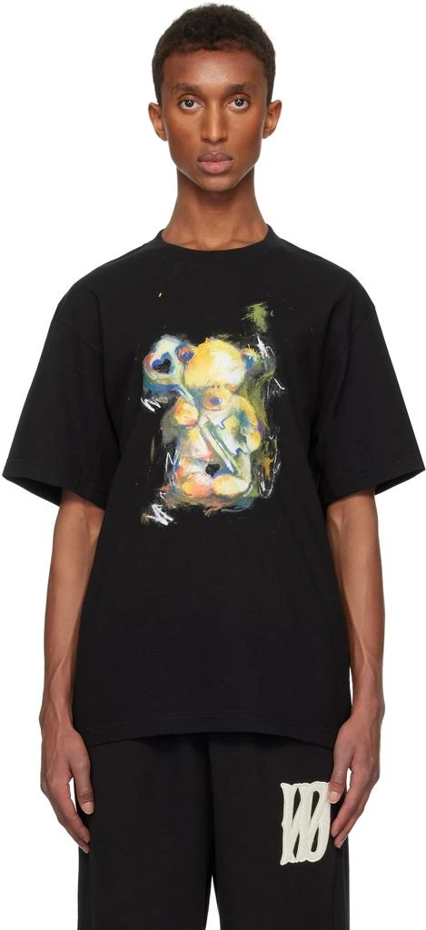 We11done Black Teddy Bear T-shirt 1