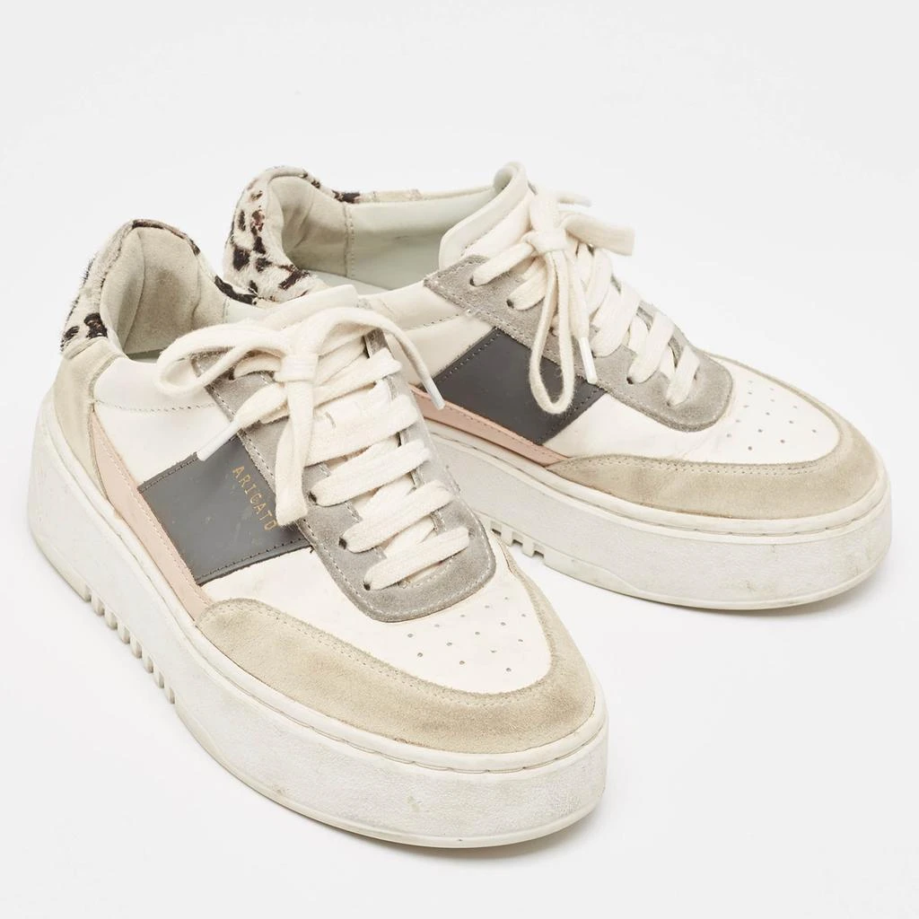 Axel Arigato Axel Arigato Multicolor Suede and Leather Low Top Sneakers Size 36 4