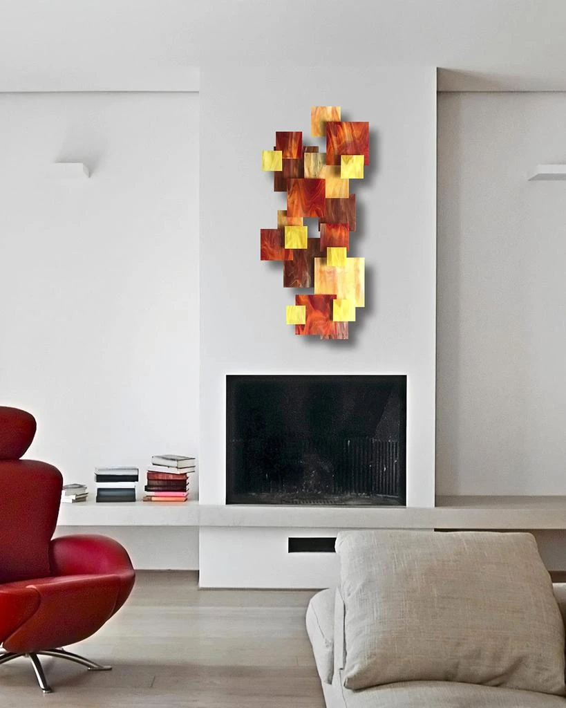 Karo Studios Sunset Vertical Wall Sculpture 2