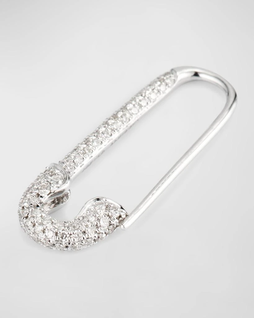 Anita Ko 18k Diamond Safety Pin Earring, Single 4