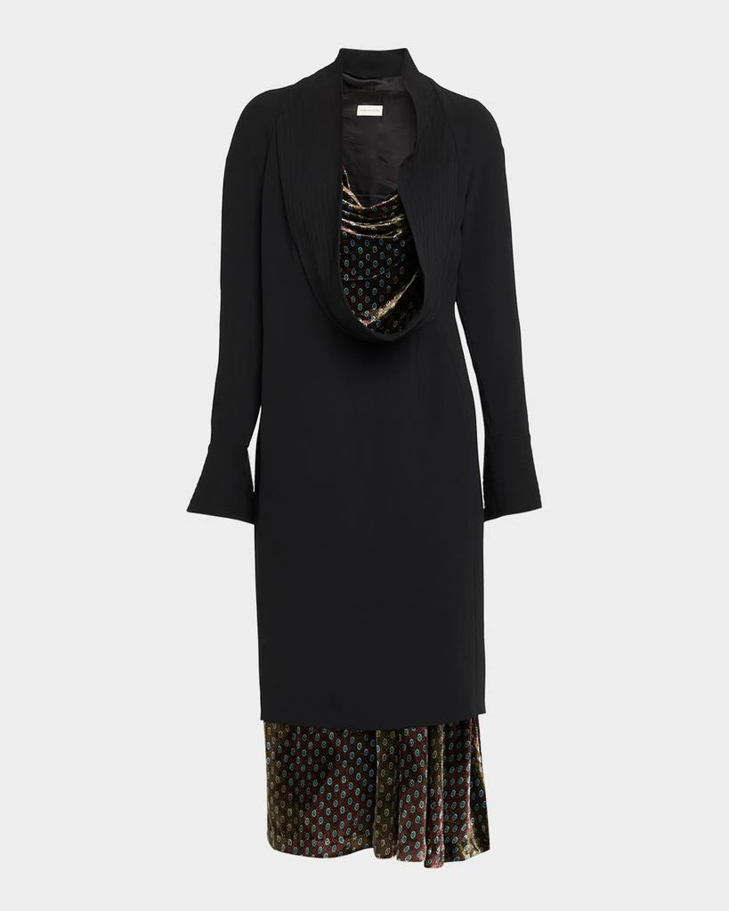 Shop Delsey Cowl-Neck Long-Sleeve Midi Dress on Sale at BeyondStyle  Get  60% Off Delsey Cowl-Neck Long-Sleeve Midi Dress with Limited-Time Flash  Deals, Exclusive Discounts, and Special Offers. Enjoy Unbeatable Savings on