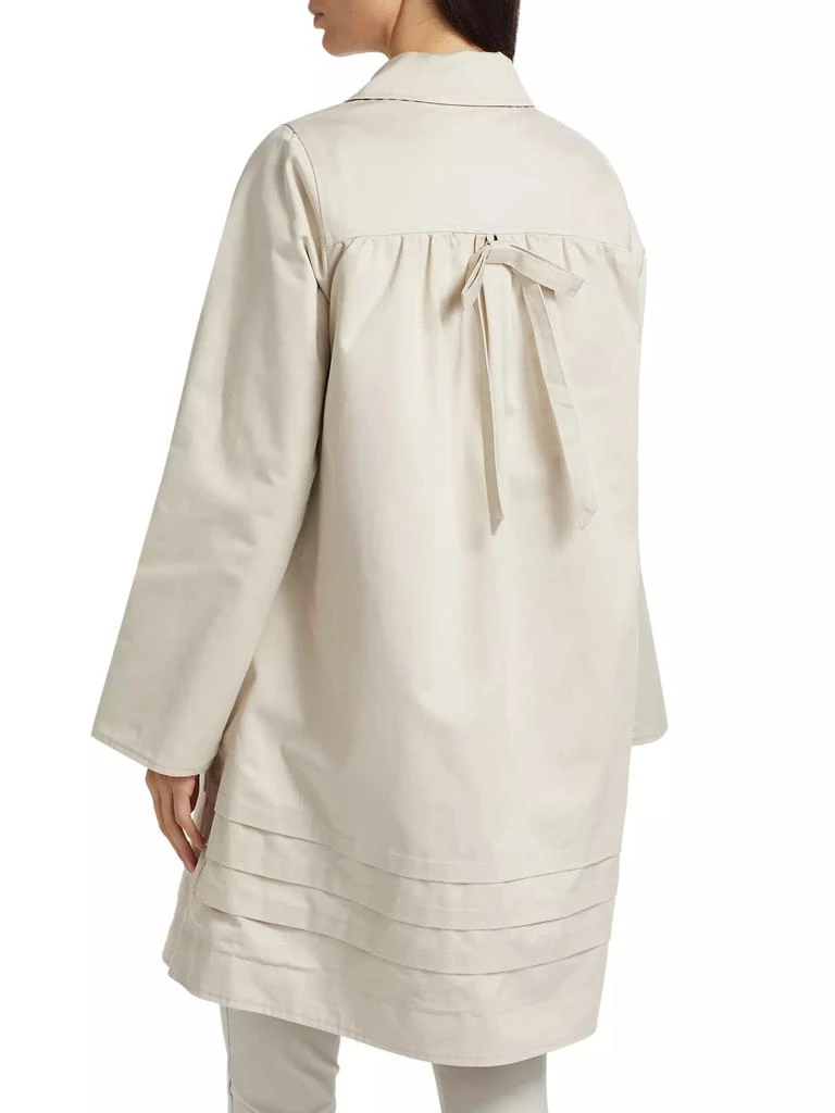 Damson Madder Mercedes Bow Reversible Trench 5
