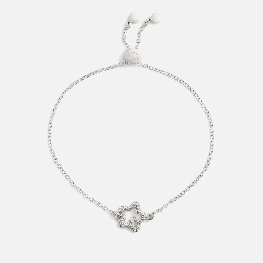 Coach Coach Signature Pavé Silver-Tone Bracelet 1