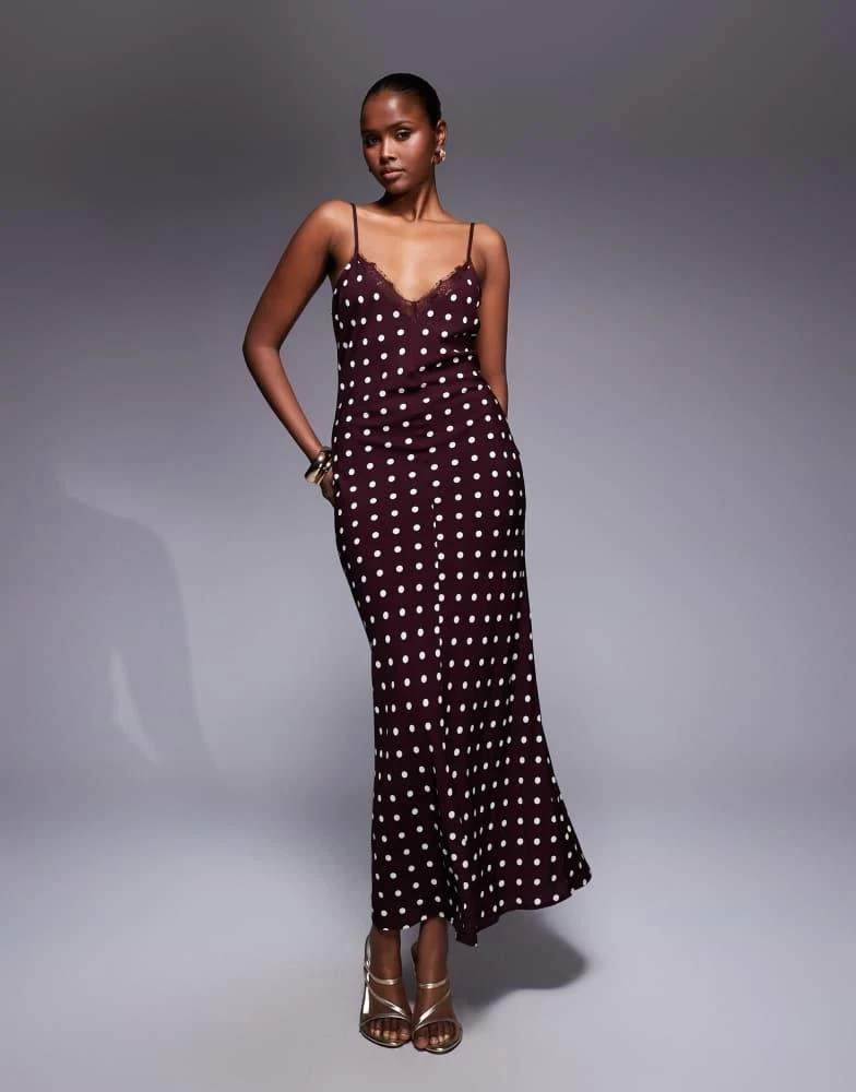 ASOS DESIGN scoop neck midi satin slip dress in gold  On Sale Now with Up  to 10% Off | Discover Exclusive Deals & Savings at BeyondStyle  Authentic  ASOS Home|women with
