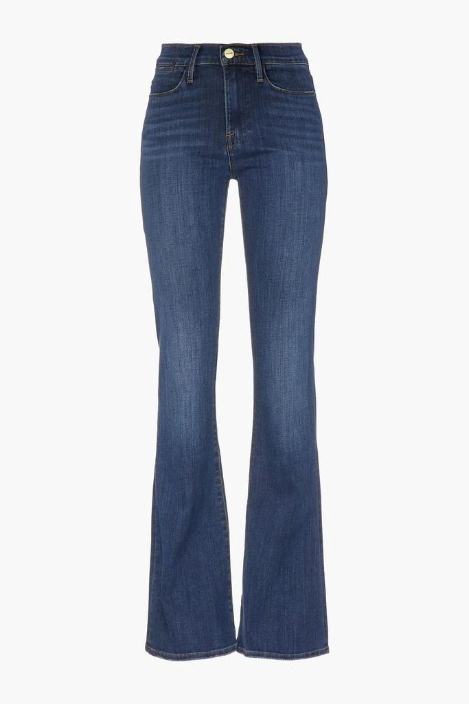 FRAME Le High Flare faded high-rise flared jeans 1