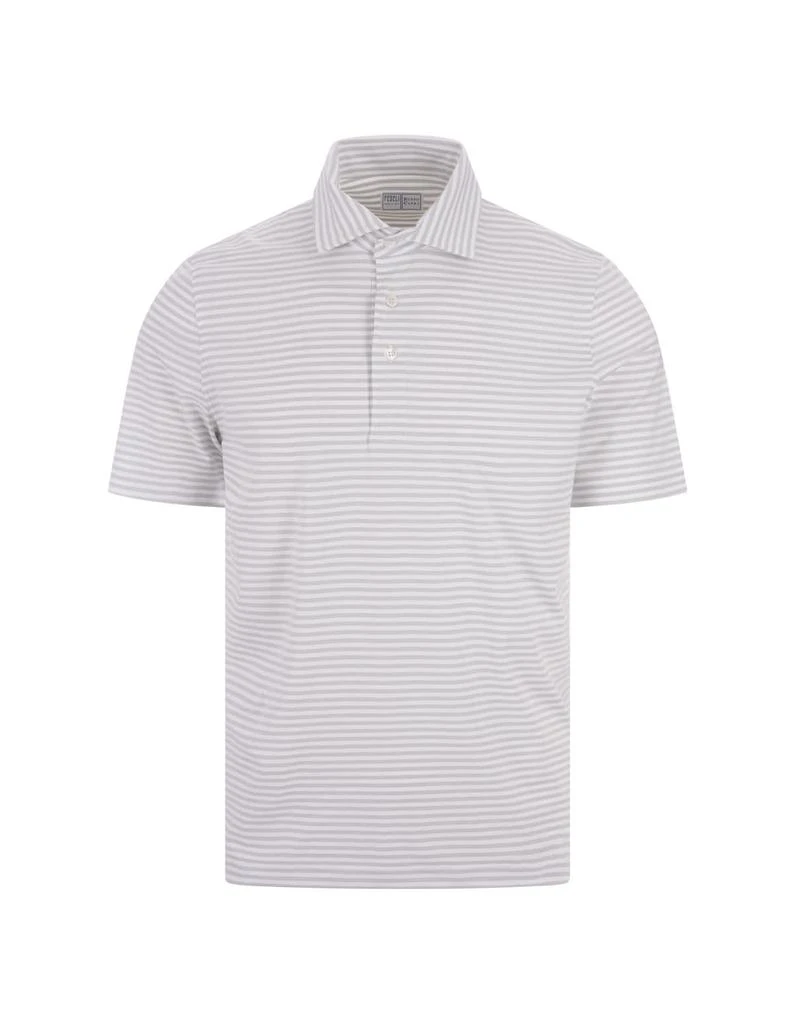 Fedeli Grey Tecno Jersey Polo Shirt 1