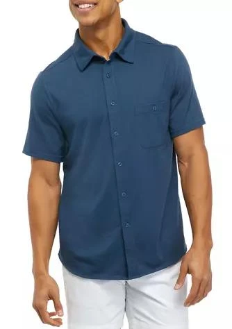 American Rag Rag Solid Knit Button Down Polo Shirt 1