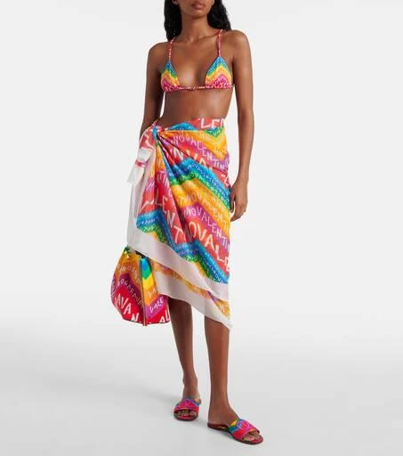 Valentino Valentino Chevron 24 beach cover-up 2