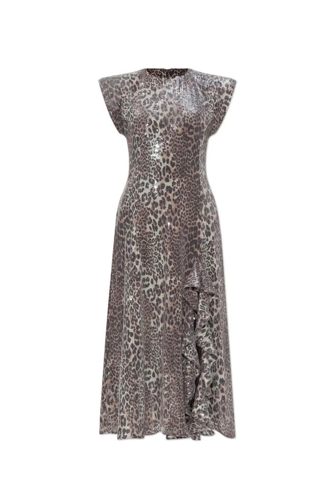 Ganni Ganni Leopard Printed Maxi Dress 1