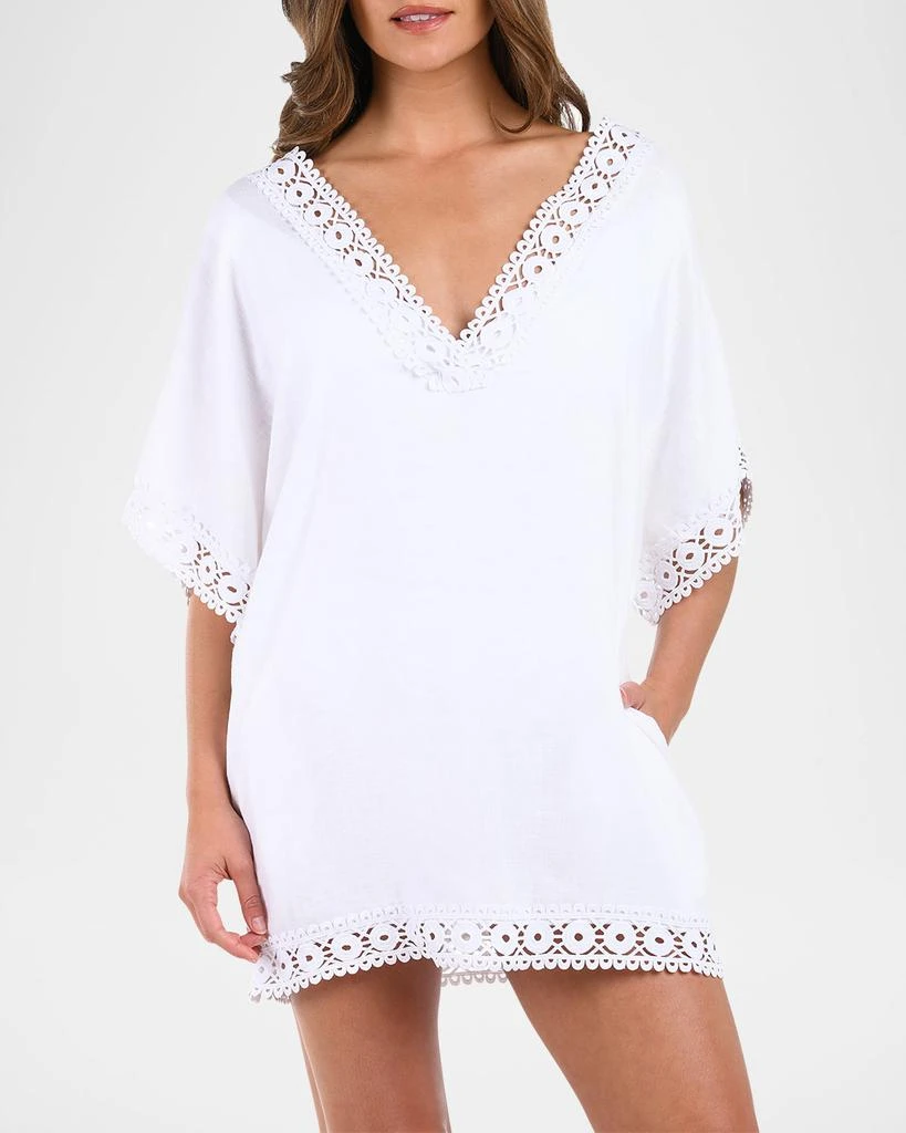 La Blanca Lakeside V-Neck Tunic Coverup 5