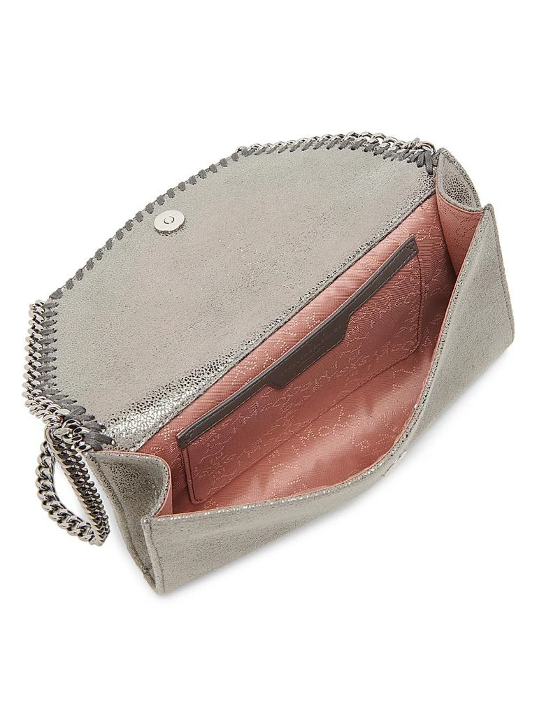Stella McCartney Mini Falabella Metallic Clutch 4
