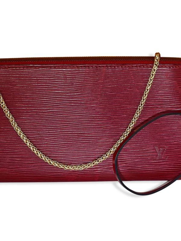 Louis Vuitton Louis Vuitton Handbag Epi 24 Pochette Accessories Red Leather Crossbody Bag Preowned 1