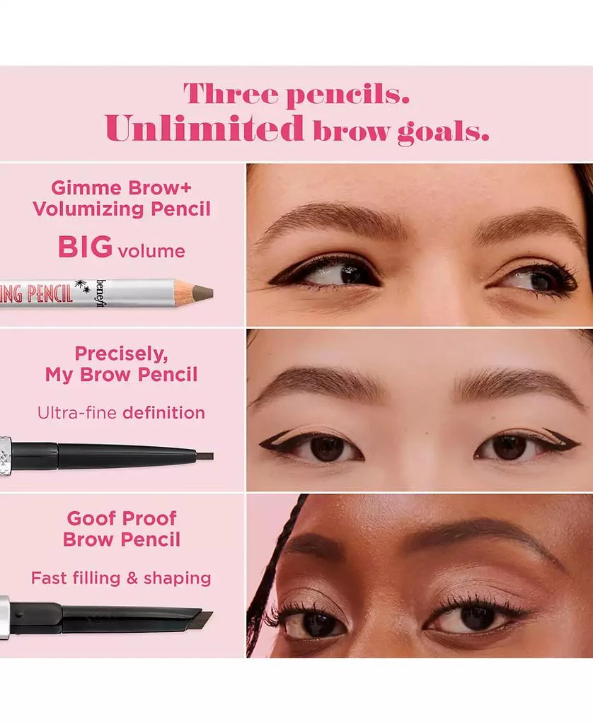 Benefit Cosmetics Mini Gimme Brow+ Volumizing Fiber Eyebrow Pencil 6