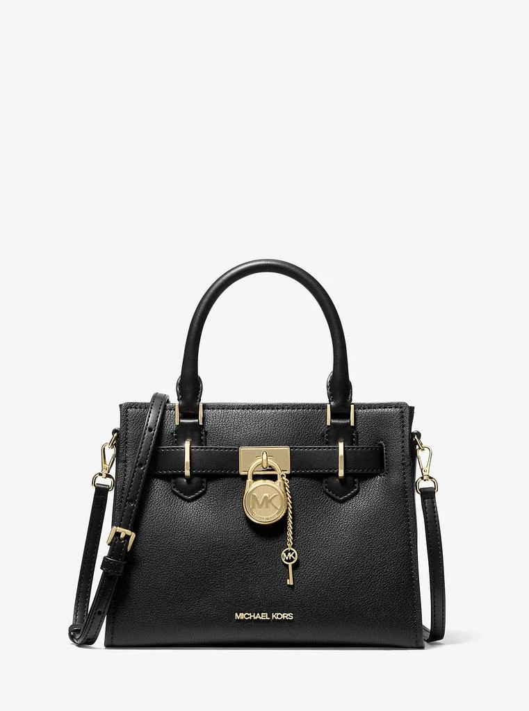Michael Kors Outlet Hamilton Small Leather Satchel