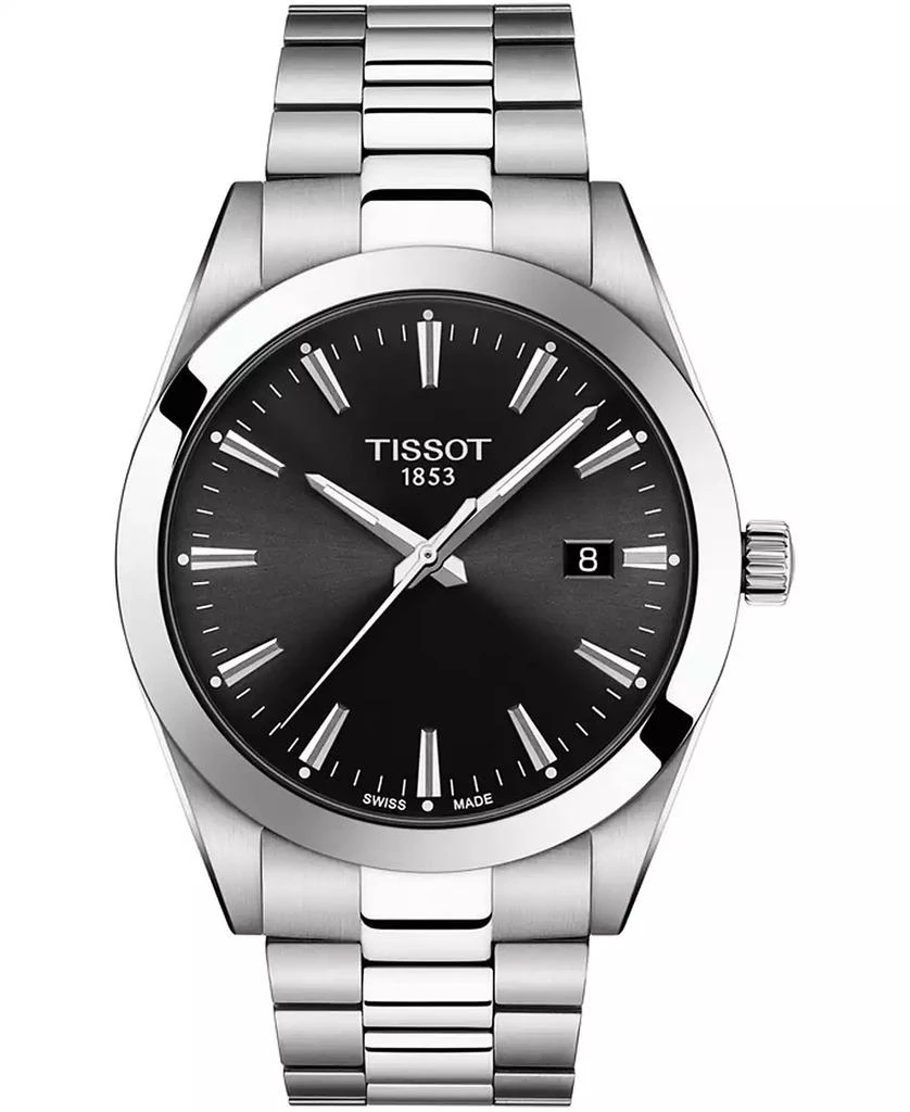 Tissot Men's Swiss T-Classic Gentleman Stainless Steel Bracelet Watch Watch 40mm 1