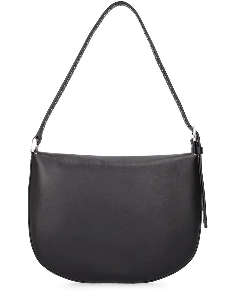 SAVETTE Small Tondo Studded Leather Hobo Bag 4