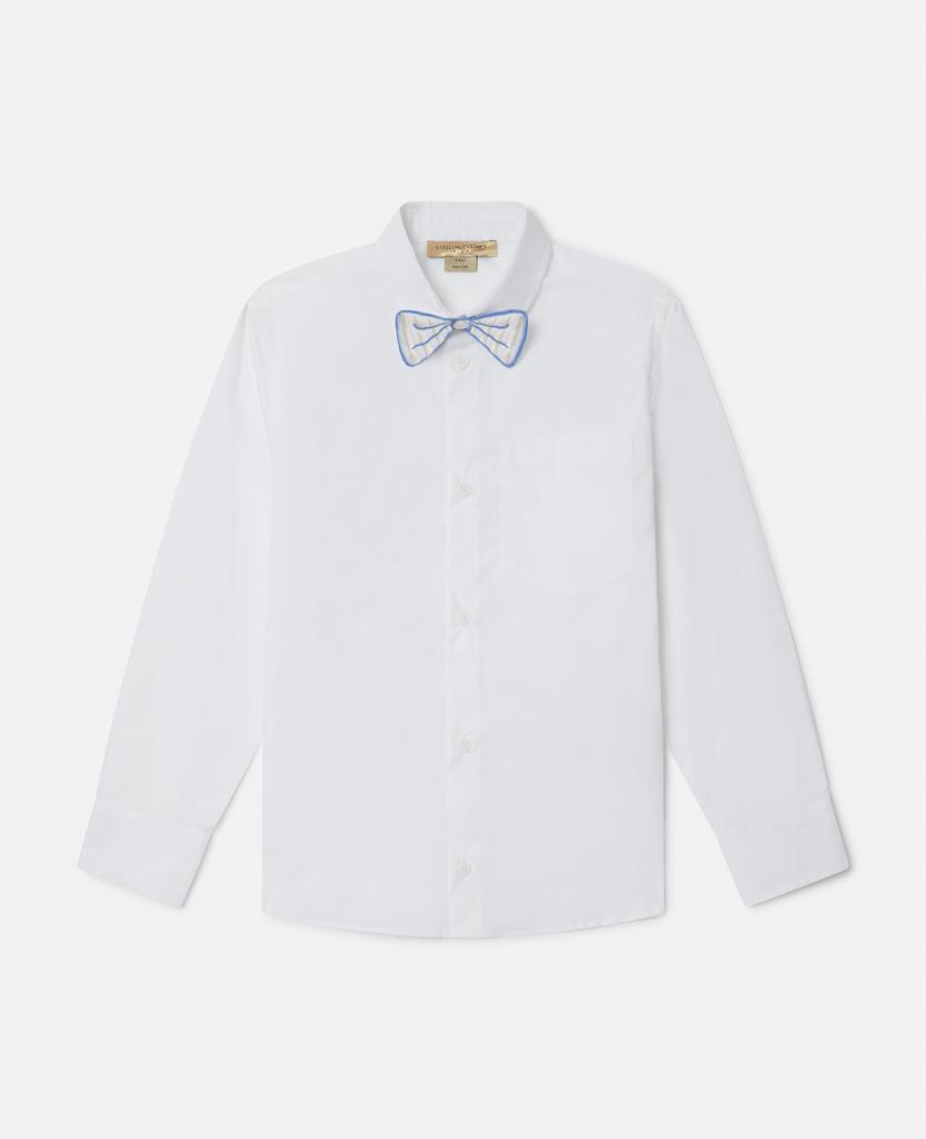 Stella McCartney Stella McCartney - Tuxedo Graphic Shirt, Woman, White, Size: 4