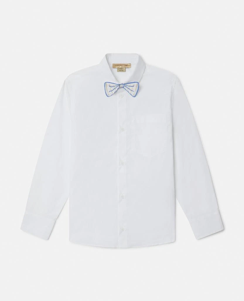 Stella McCartney Stella McCartney - Tuxedo Graphic Shirt, Woman, White, Size: 4 1