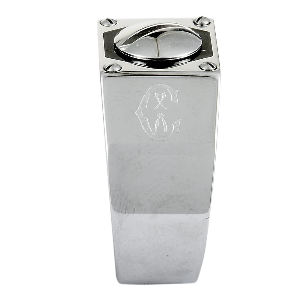 Charriol Rotonde Stainless Steel Black Epoxy Band Ring 3