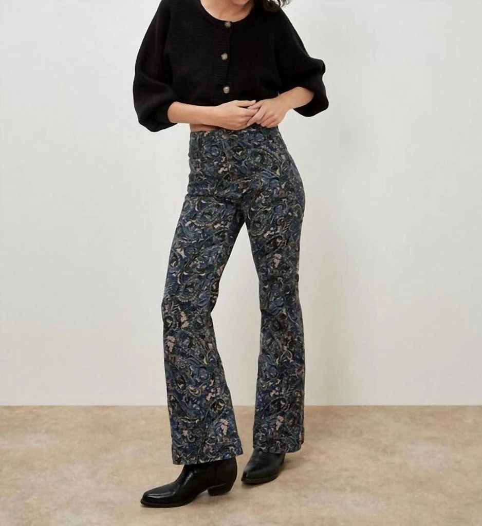 APRICOT Apricot - Paisley Print Flare Pants