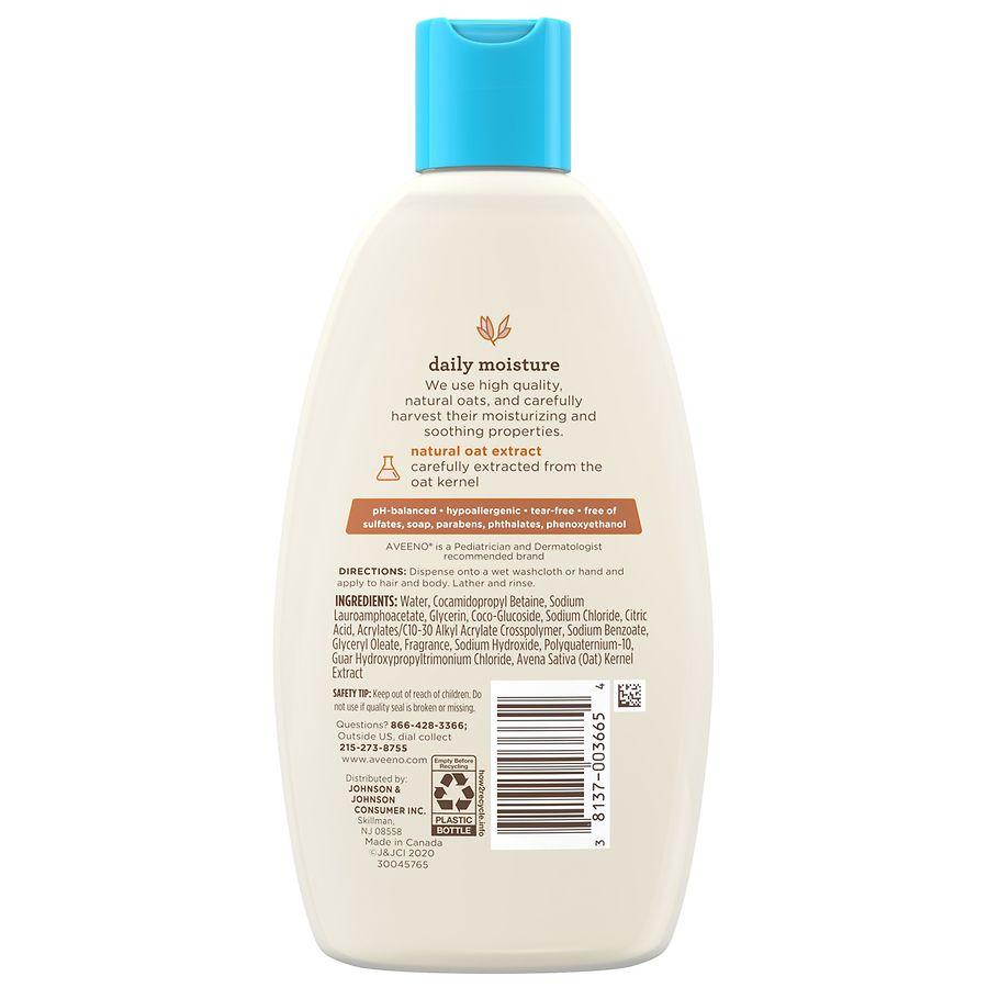 Aveeno Daily Moisture Body Wash & Shampoo, Oat Extract Unspecified