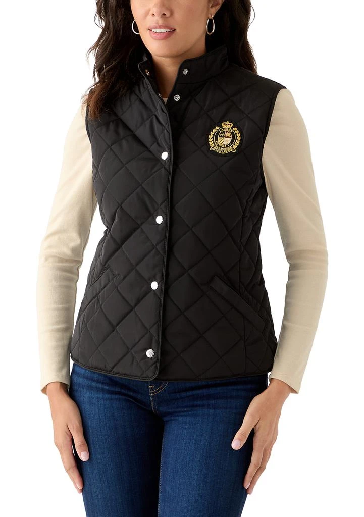 Ralph Lauren Quilted Vest with Embroidered Patch 1