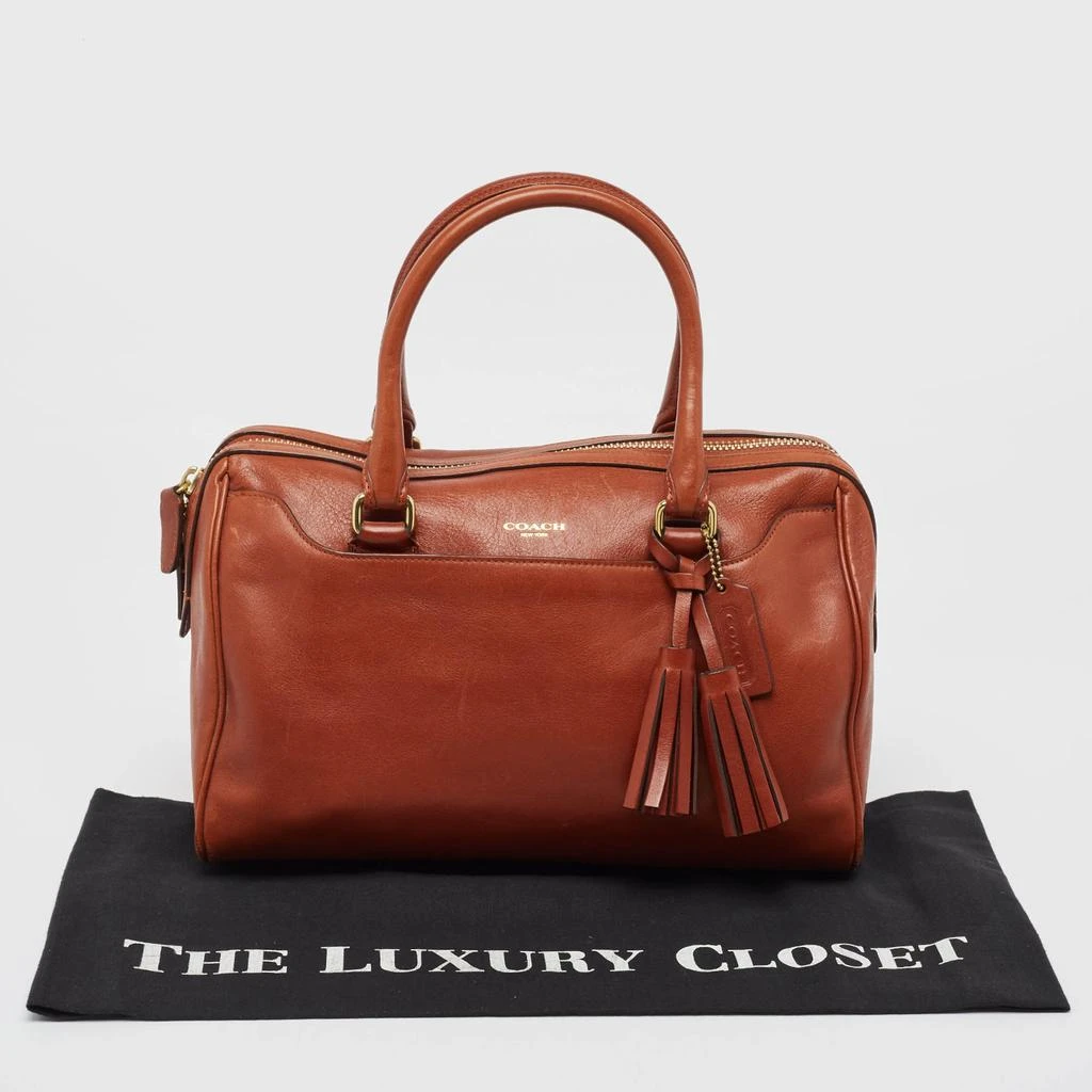 Coach Coach Brown Leather Legacy Haley Satchel 15