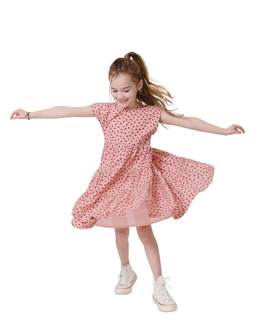 open lace back dress Pink Chicken Girls Autumn Dress in Harvest Check – Lively Kids main image 1