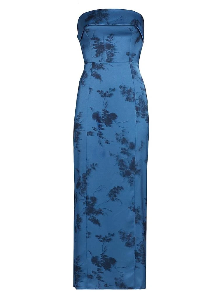 Reformation Johan Satin Cocktail Dress 1