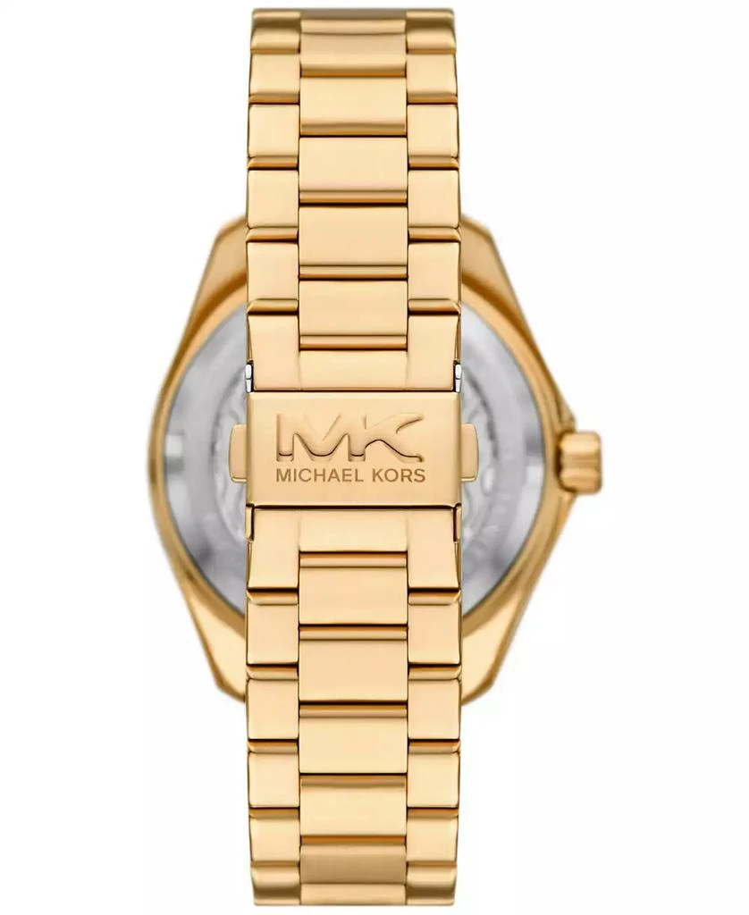 Michael Kors Men's Maritime Three-Hand Gold-Tone Stainless Steel Watch 42mm 2