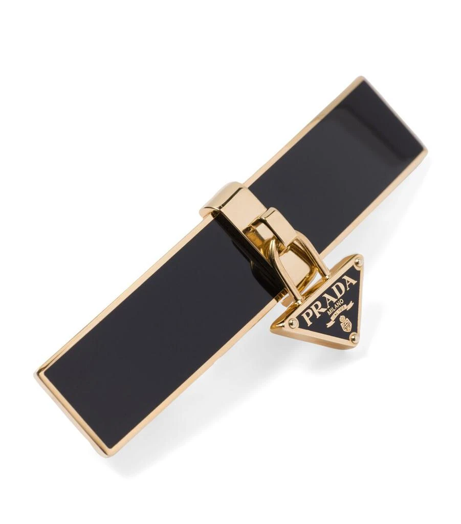 Prada Triangle Hair Clip 4