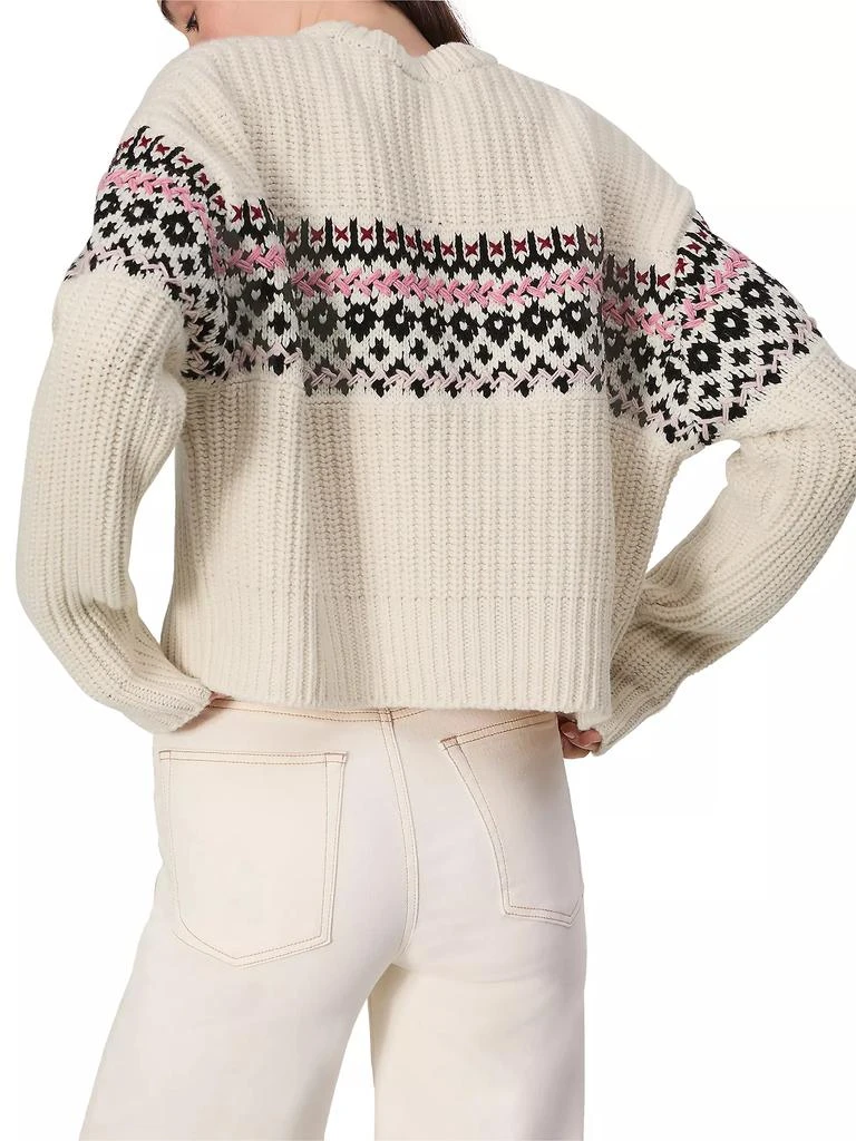Rag & Bone Leigh Fair Isle-Style Crewneck Sweater 5