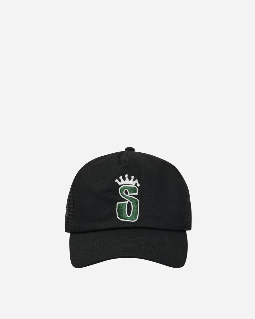 STUSSY S Crown Trucker Cap Shadow Black 1