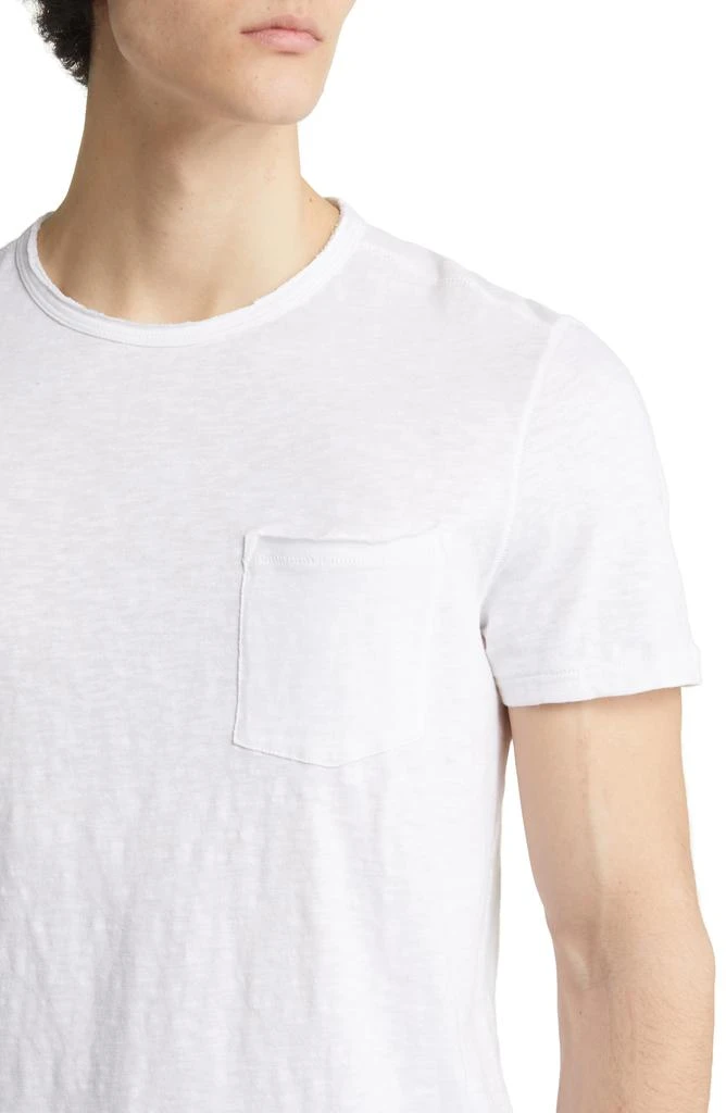 John Varvatos Cooper Washed Cotton Slub T-Shirt 4