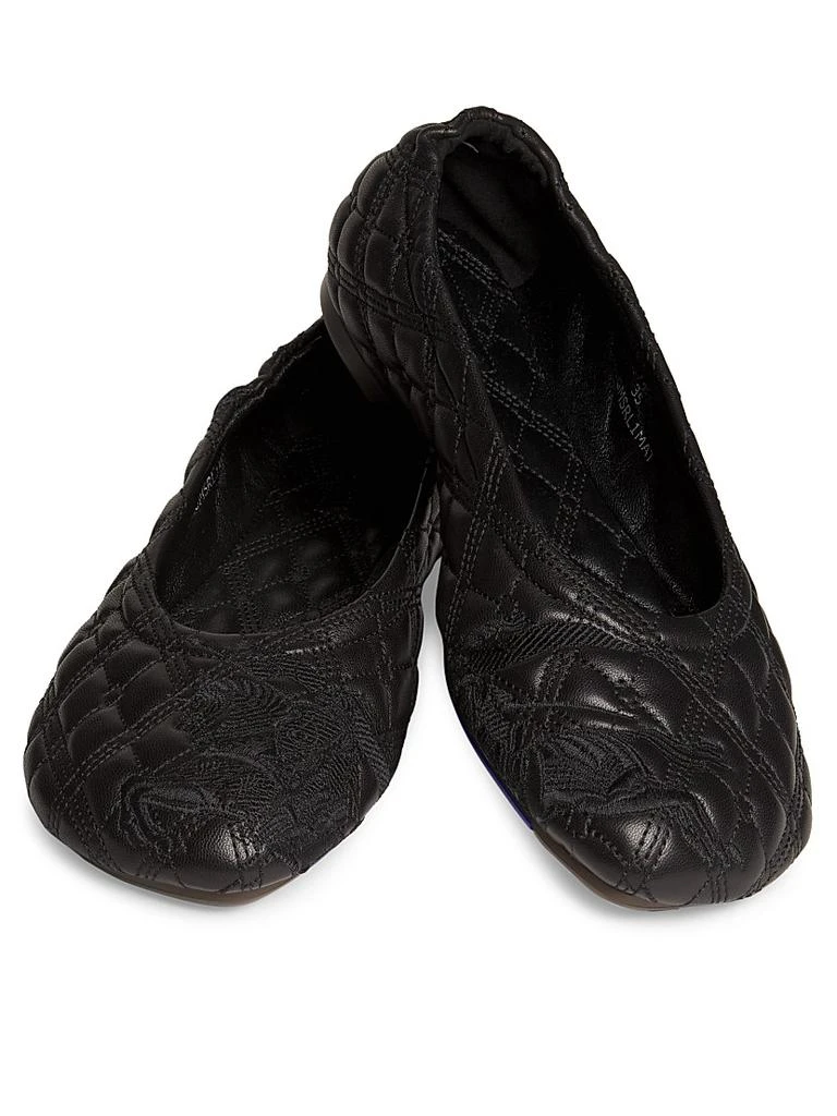 Burberry Sadler Quilted Leather Ballerina Flats 4