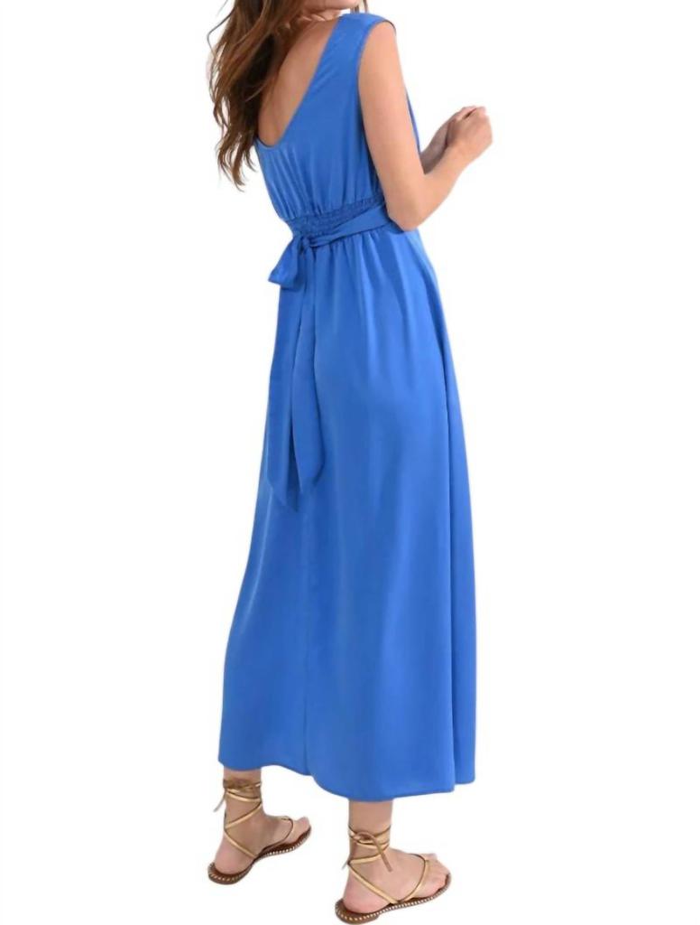 Molly Bracken Molly Bracken - Satined Maxi Dress