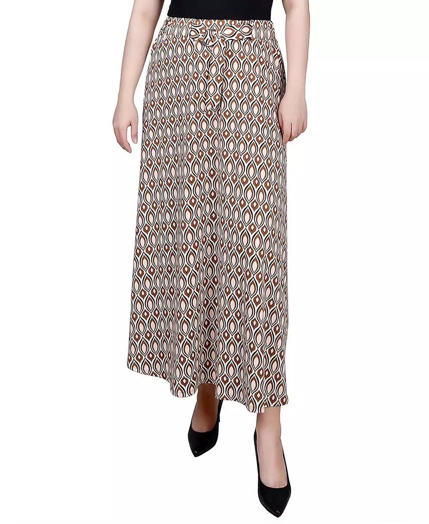 NY Collection Petite Ring Midi-Length Skirt