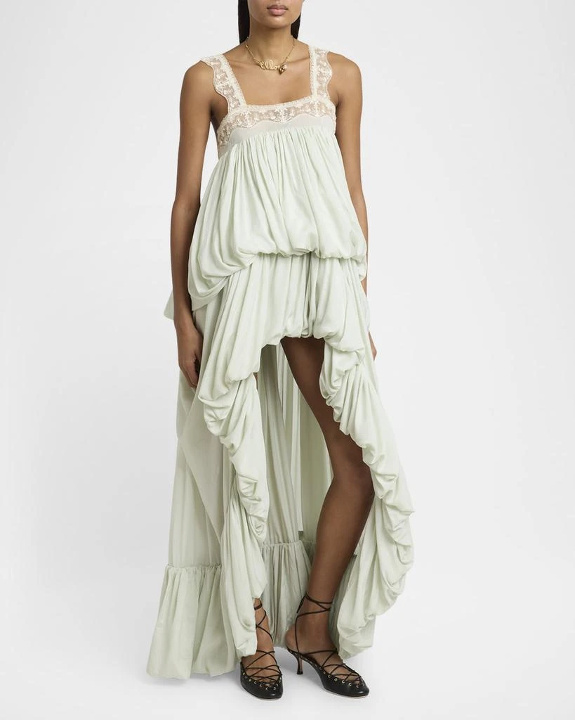 Chloé High-Low Ruffled Dress 4