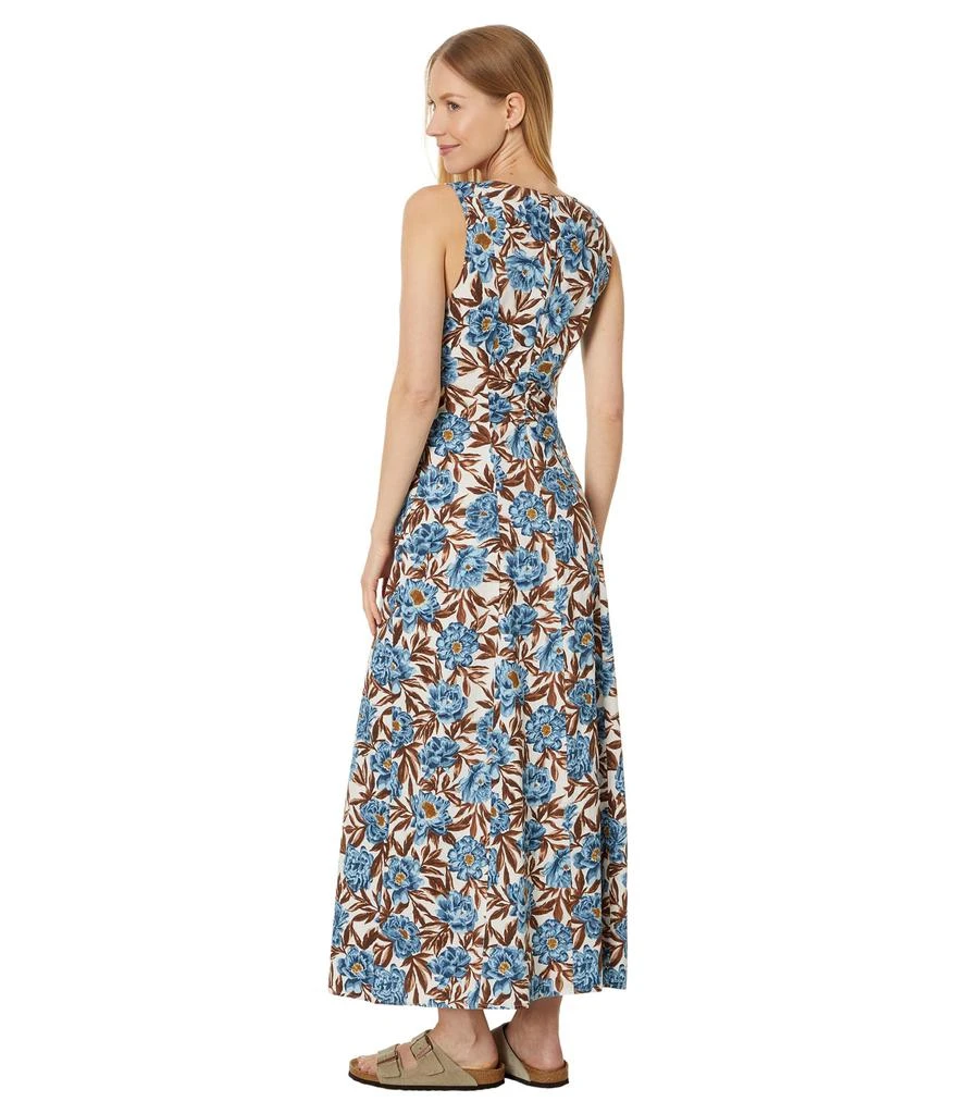 Madewell Sleeveless V-Neck Midi Dress in Floral 2